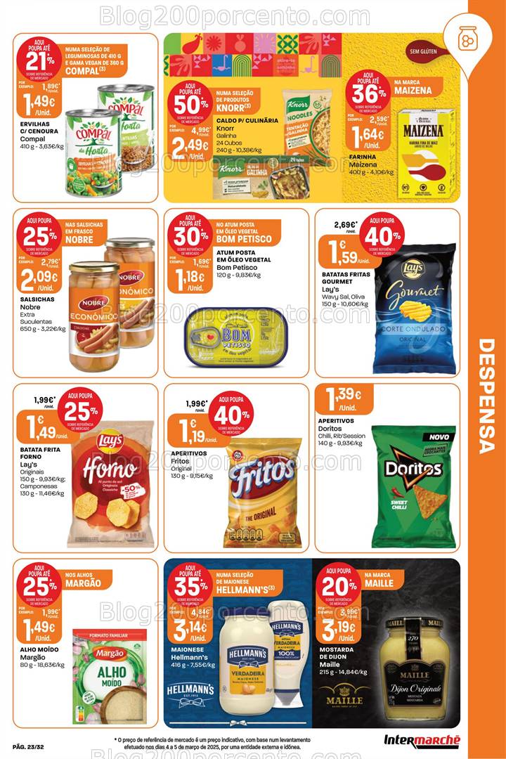 Antevisão Folheto INTERMARCHÉ Super Promoções de 10 a 20 abril