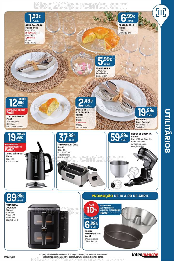 Antevisão Folheto INTERMARCHÉ Bazar Promoções de 10 a 20 abril