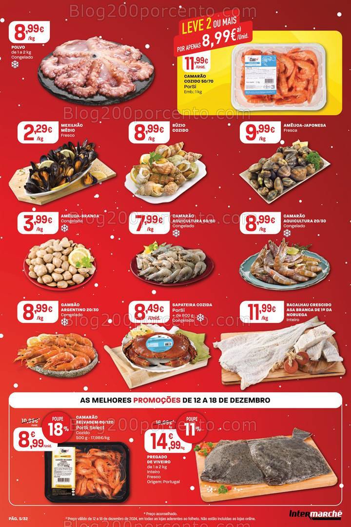 Antevisão Folheto INTERMARCHÉ Super Promoções de 12 a 18 dezembro