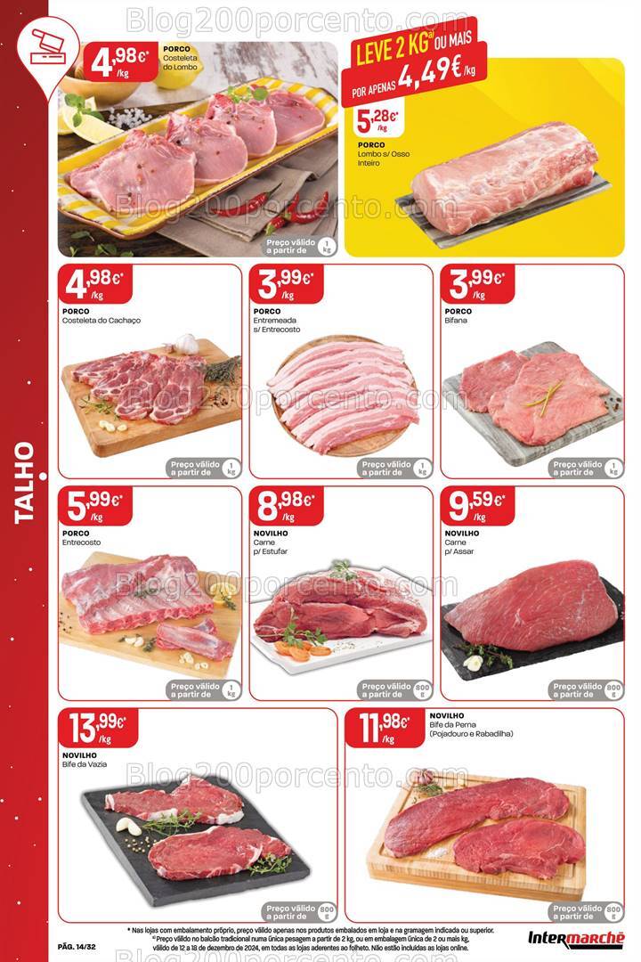 Antevisão Folheto INTERMARCHÉ Super Promoções de 12 a 18 dezembro