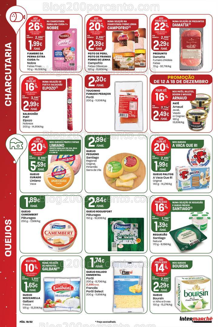 Antevisão Folheto INTERMARCHÉ Super Promoções de 12 a 18 dezembro