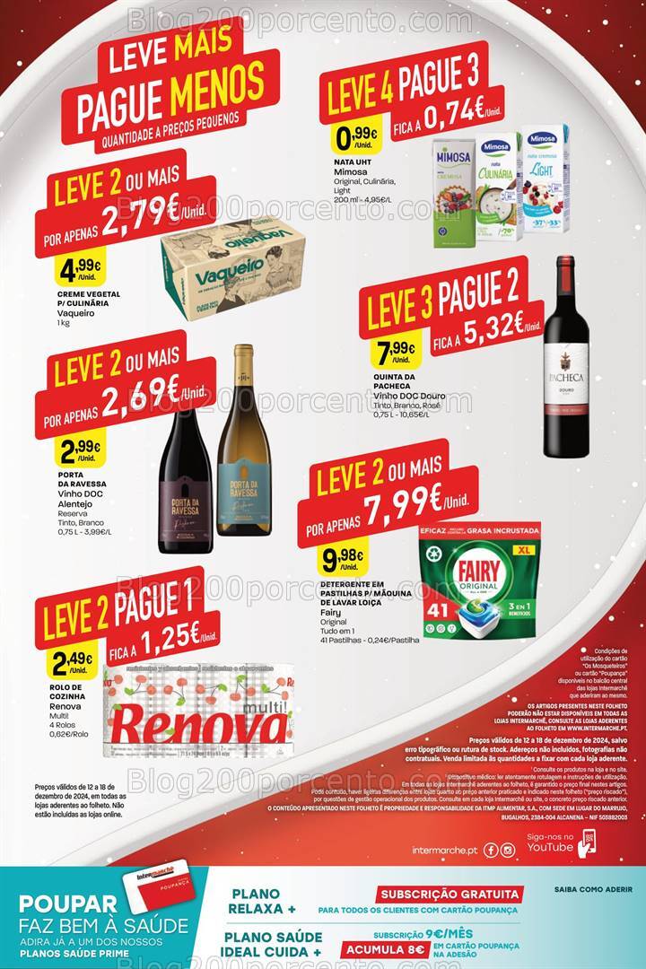 Antevisão Folheto INTERMARCHÉ Super Promoções de 12 a 18 dezembro