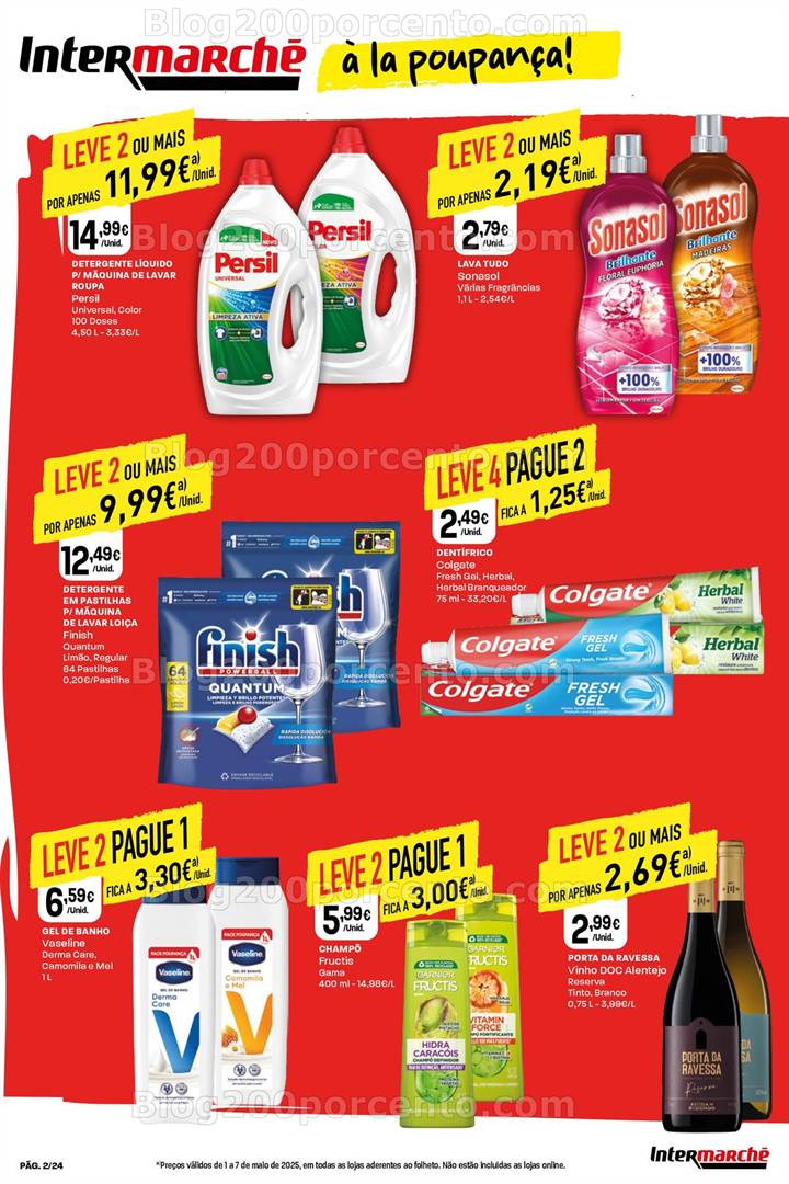 Antevisão Folheto INTERMARCHÉ Super Promoções de 1 maio a 7 maio
