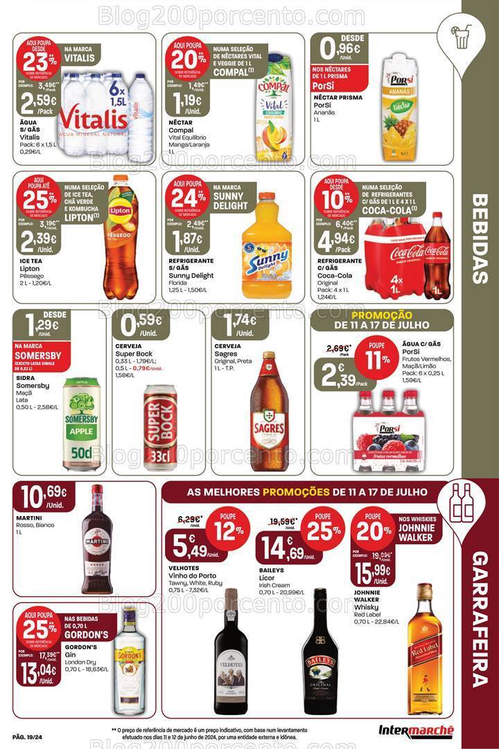 Antevisão Folheto INTERMARCHÉ Super Promoções de 11 a 17 julho