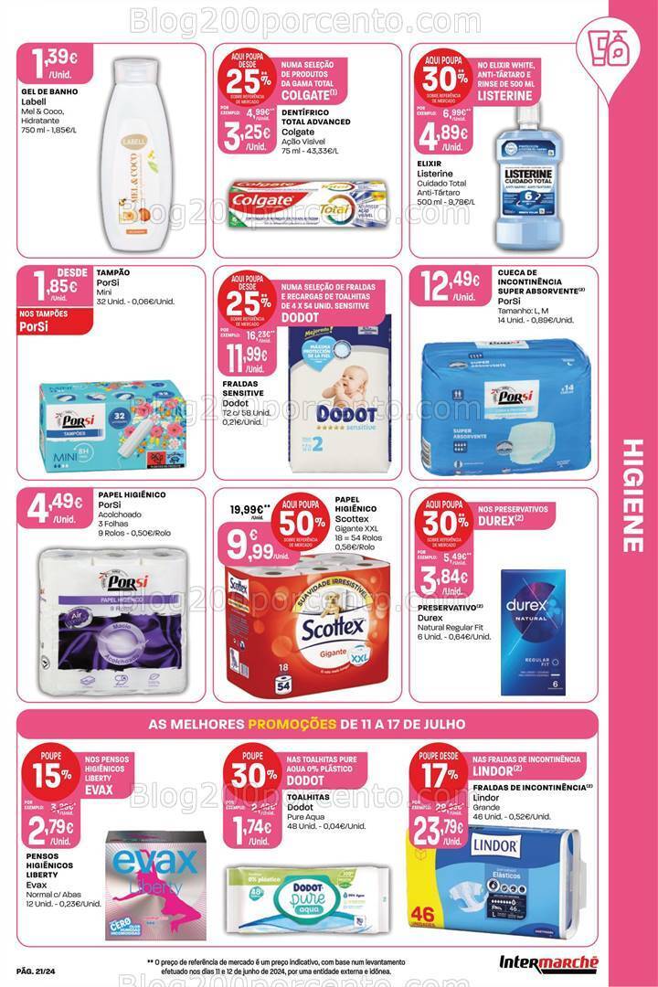 Antevisão Folheto INTERMARCHÉ Super Promoções de 11 a 17 julho