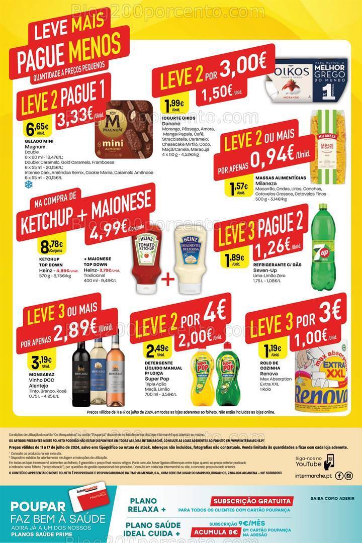 Antevisão Folheto INTERMARCHÉ Super Promoções de 11 a 17 julho