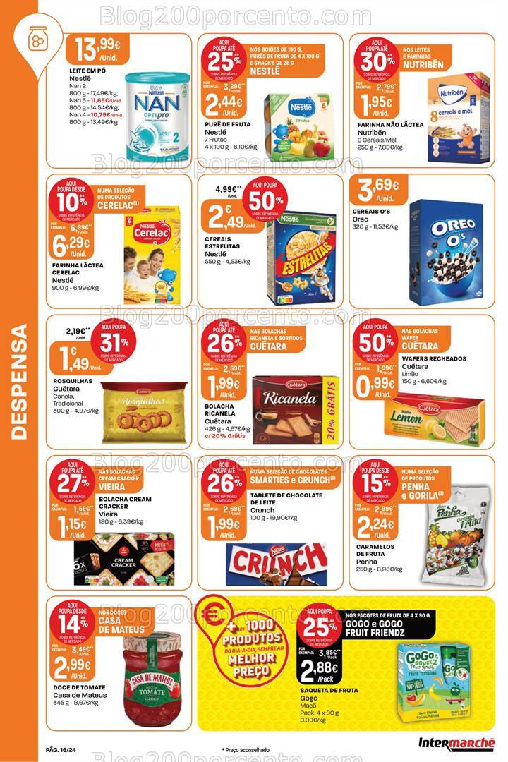Antevisão Folheto INTERMARCHÉ Promoções de 15 a 21 agosto