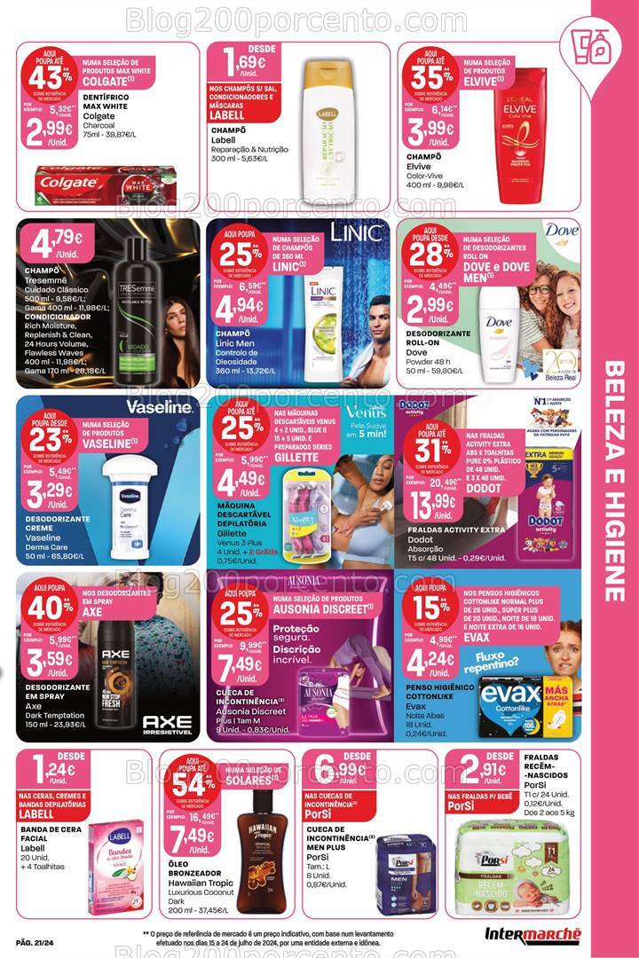 Antevisão Folheto INTERMARCHÉ Promoções de 15 a 21 agosto