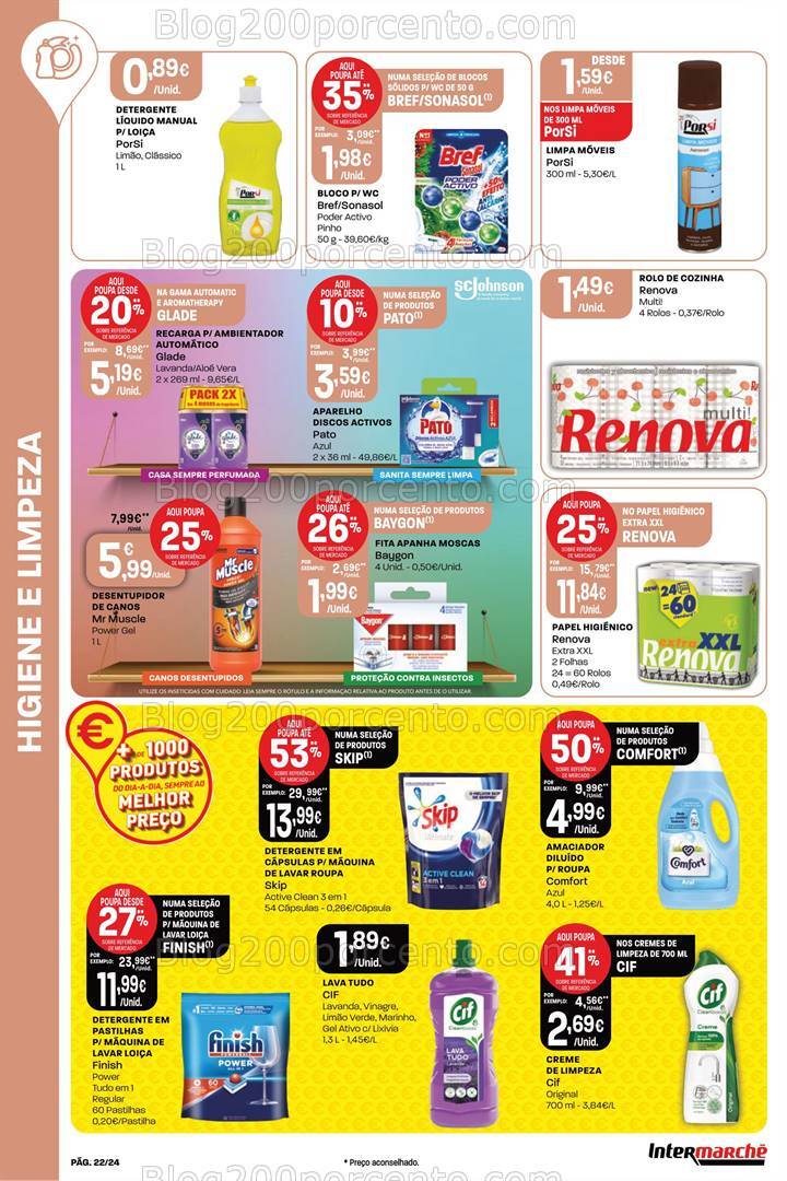 Antevisão Folheto INTERMARCHÉ Promoções de 15 a 21 agosto