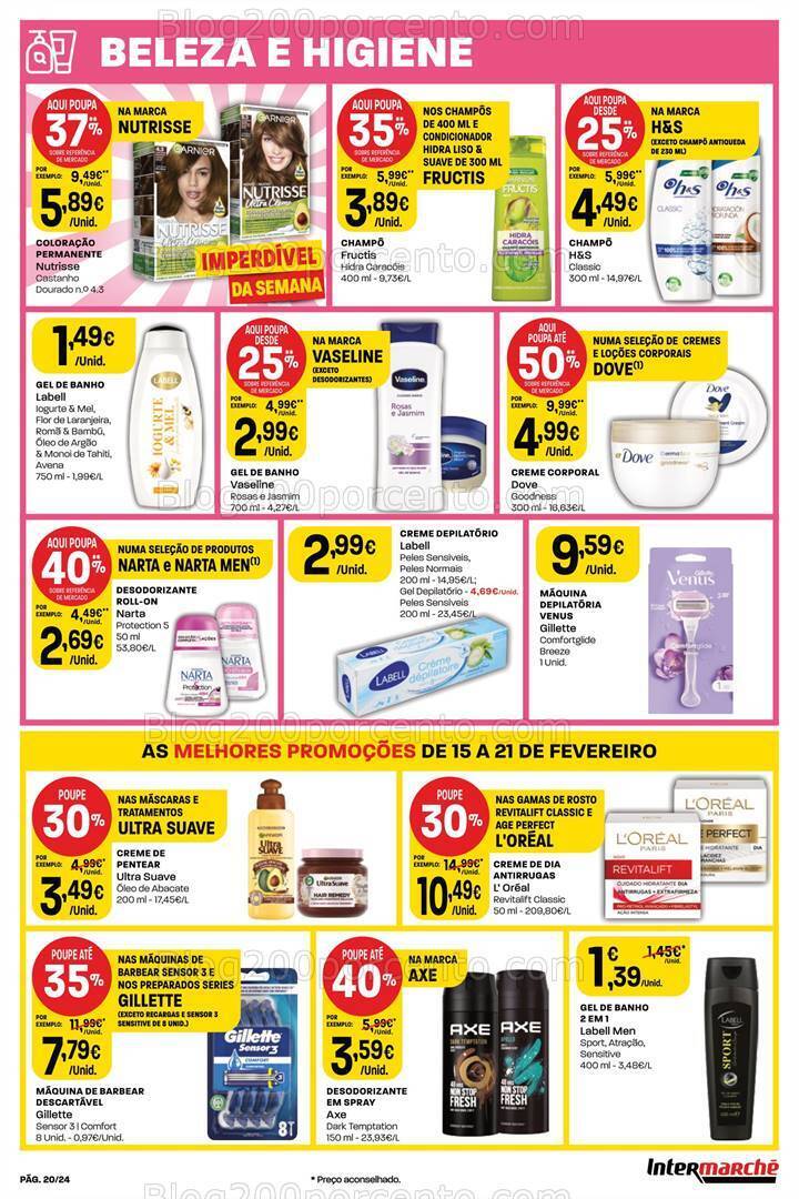Antevisão Folheto INTERMARCHÉ Promoções de 15 a 21 fevereiro