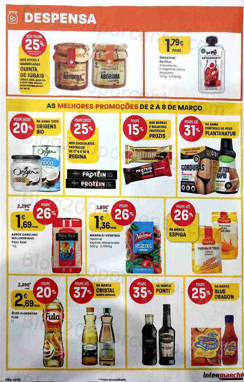 Antevisão Folheto INTERMARCHÉ Promoções de 2 a 8 março