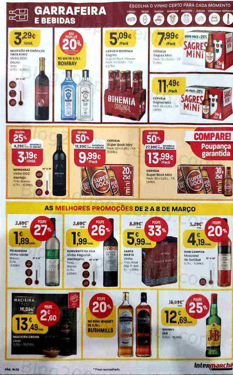 Antevisão Folheto INTERMARCHÉ Promoções de 2 a 8 março