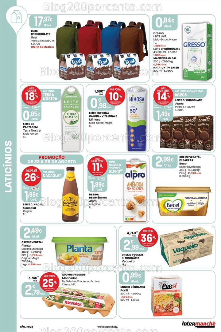 Antevisão Folheto INTERMARCHÉ Promoções de 22 a 28 agosto