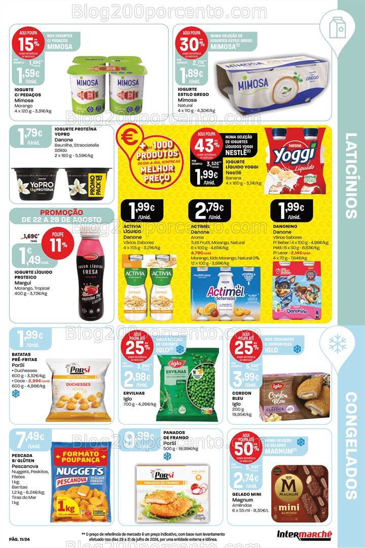 Antevisão Folheto INTERMARCHÉ Promoções de 22 a 28 agosto