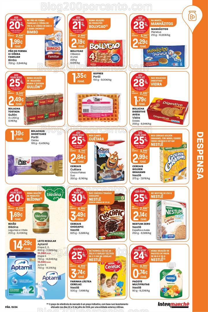 Antevisão Folheto INTERMARCHÉ Promoções de 22 a 28 agosto