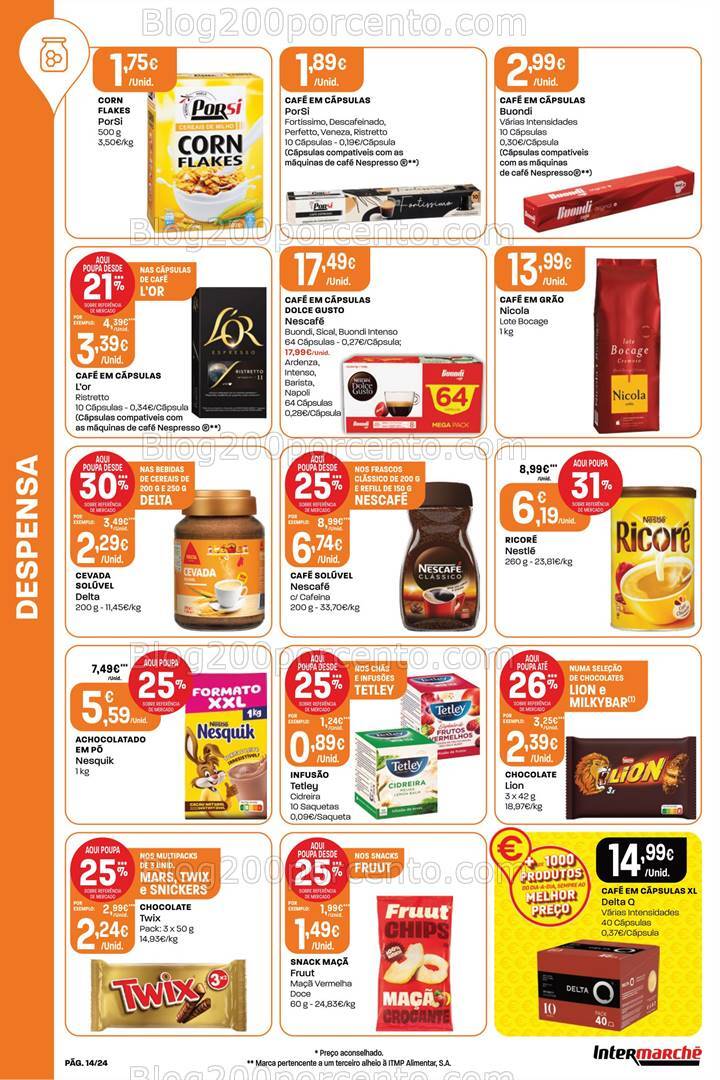 Antevisão Folheto INTERMARCHÉ Promoções de 22 a 28 agosto
