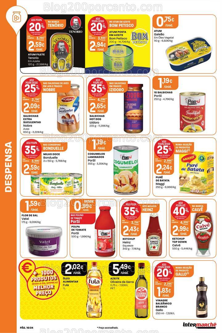 Antevisão Folheto INTERMARCHÉ Promoções de 22 a 28 agosto