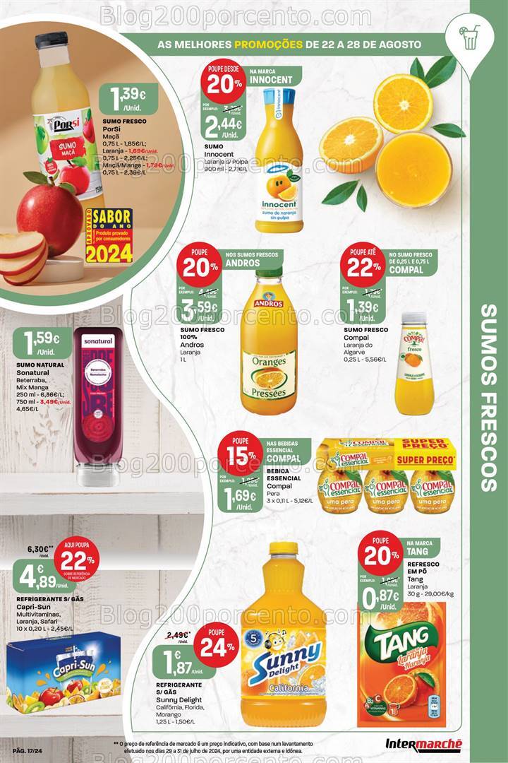 Antevisão Folheto INTERMARCHÉ Promoções de 22 a 28 agosto
