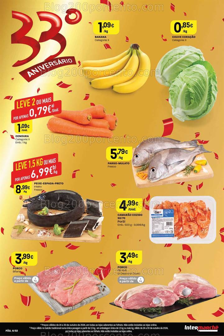 Antevisão Folheto INTERMARCHÉ Aniversário Promoções de 24 a 30 outubro