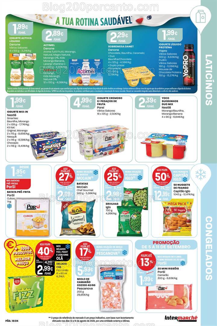 Antevisão Folheto INTERMARCHÉ Promoções de 5 a 11 setembro