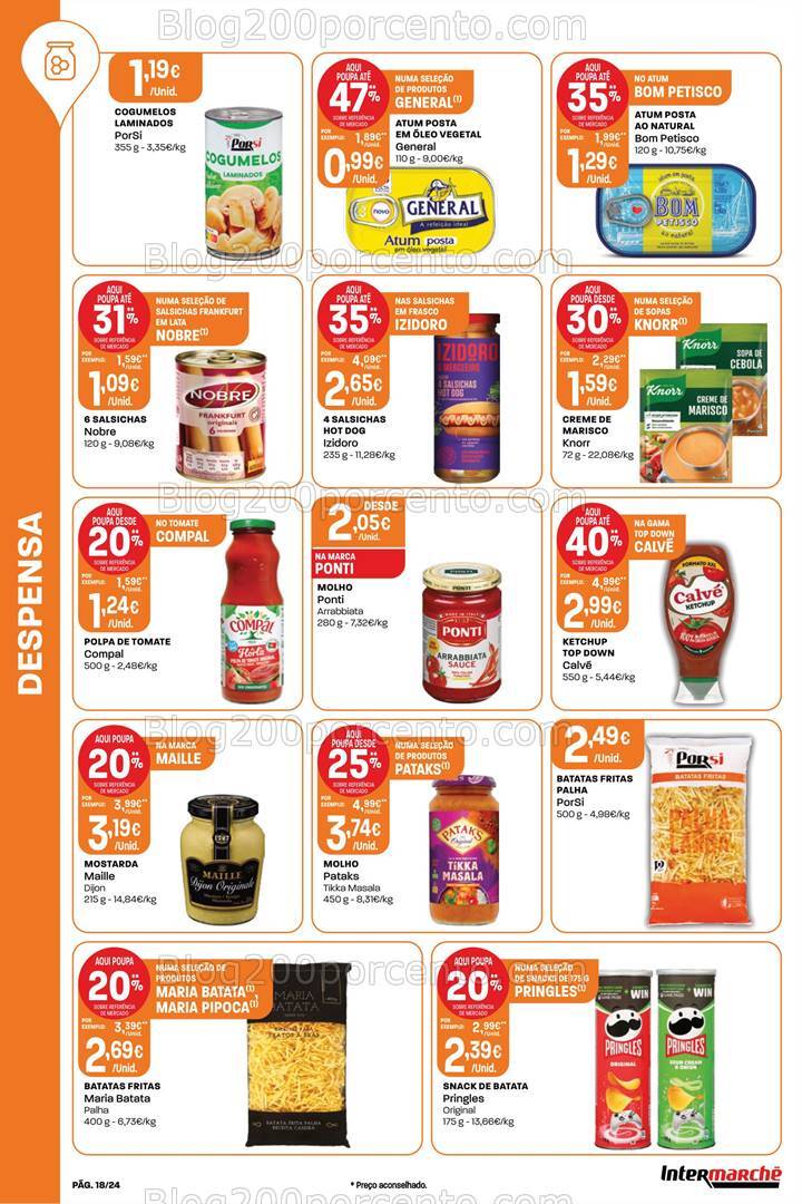 Antevisão Folheto INTERMARCHÉ Promoções de 5 a 11 setembro