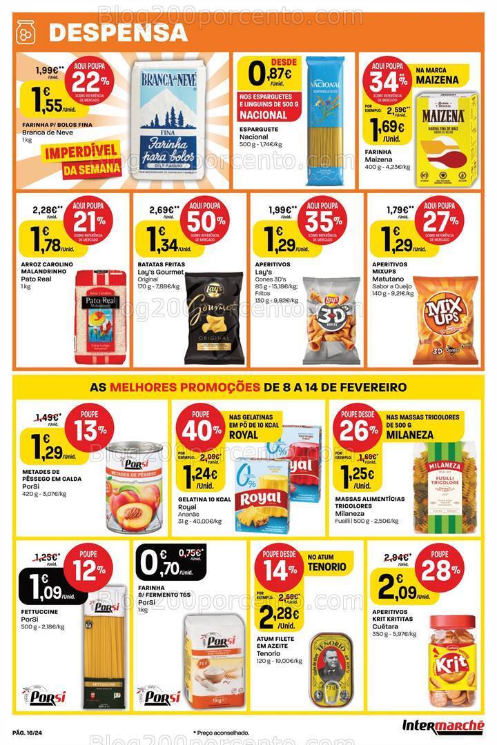 Antevisão Folheto INTERMARCHÉ Promoções de 8 a 14 fevereiro