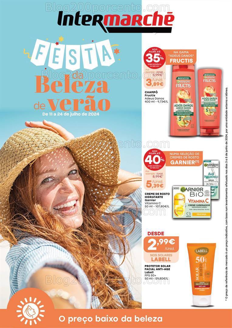 Antevisão Folheto INTERMARCHÉ Beleza de Verão Promoções de 11 a 24 julho