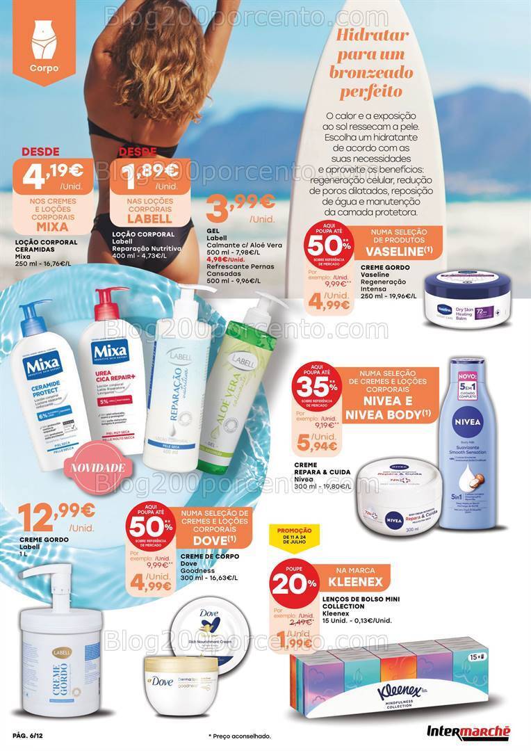 Antevisão Folheto INTERMARCHÉ Beleza de Verão Promoções de 11 a 24 julho