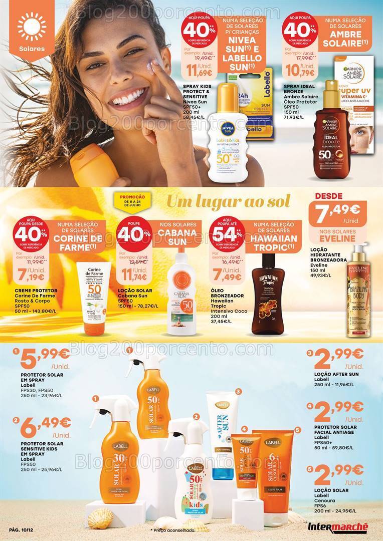 Antevisão Folheto INTERMARCHÉ Beleza de Verão Promoções de 11 a 24 julho