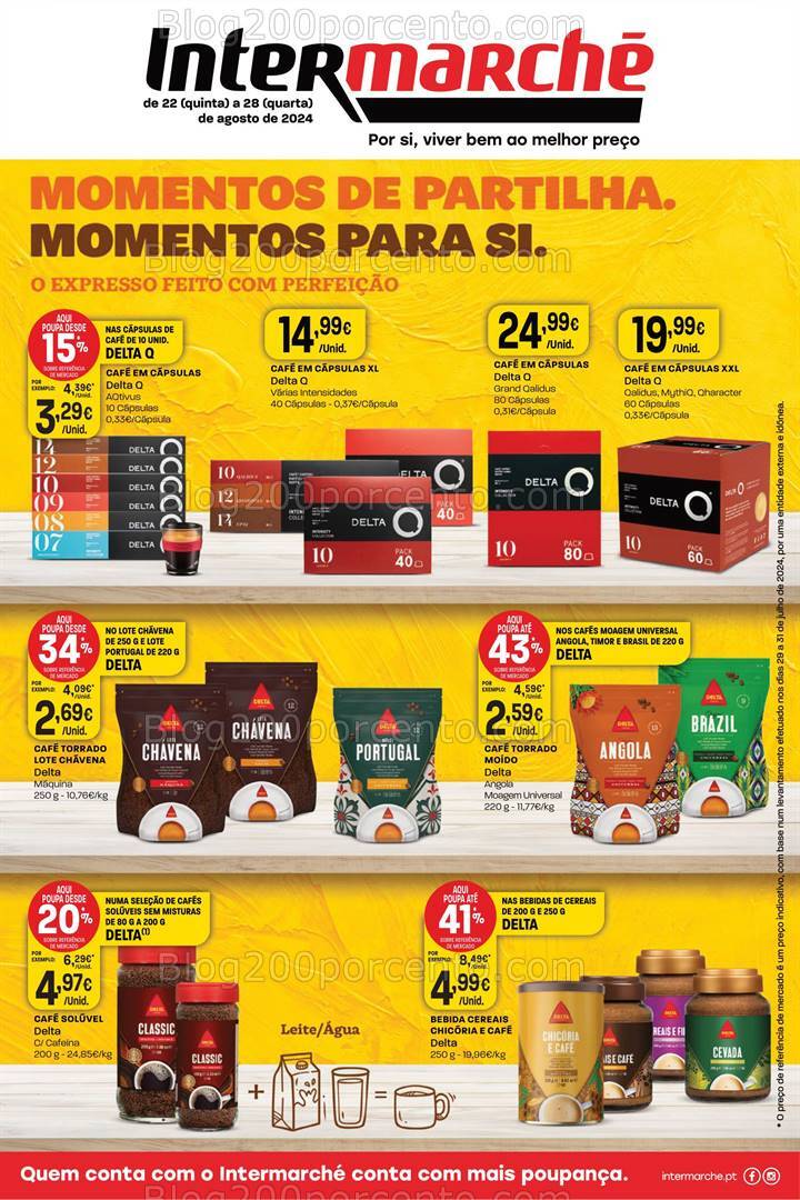 Antevisão Folheto INTERMARCHÉ Extra Promoções de 22 a 28 agosto