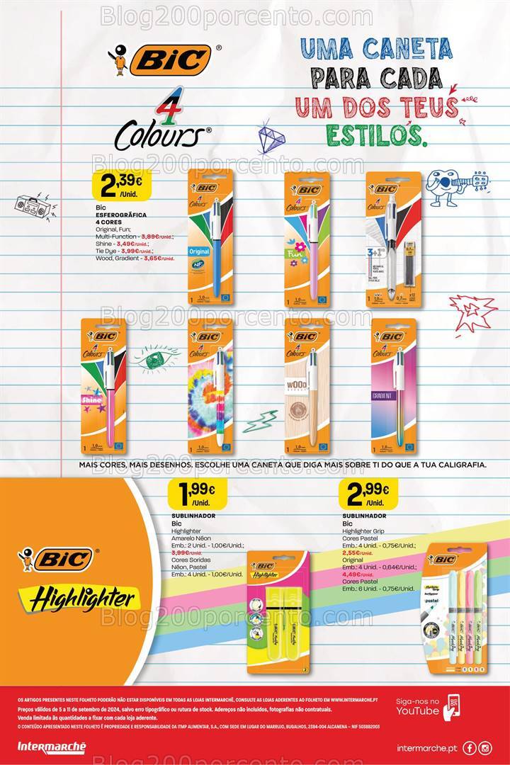 Antevisão Folheto INTERMARCHÉ Extra Promoções de 5 a 11 setembro