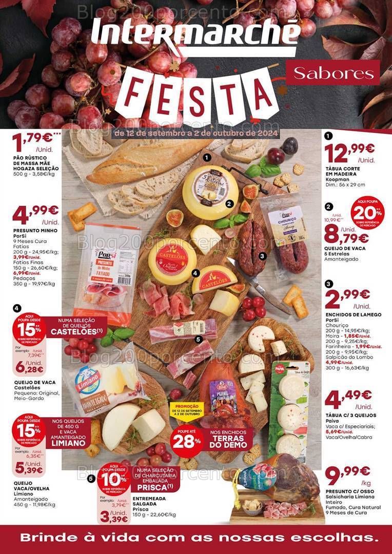 Antevisão Folheto INTERMARCHÉ Feira de Sabores - 12 setembro a 2 outubro