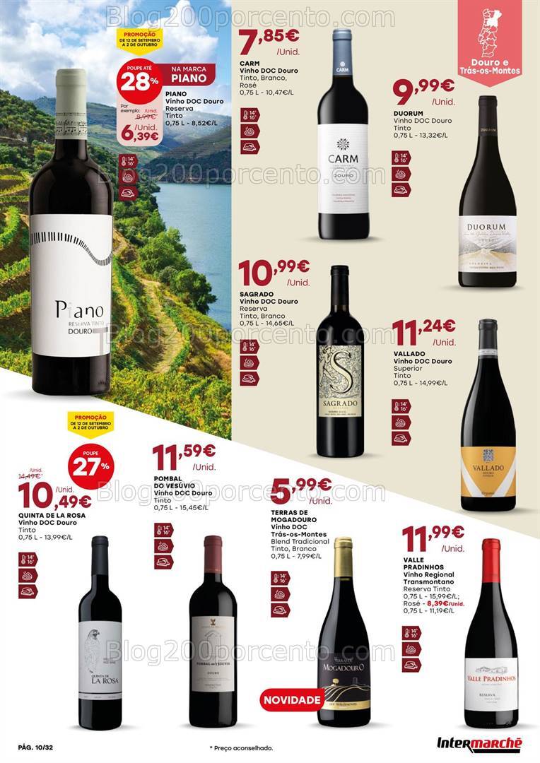 Antevisão Folheto INTERMARCHÉ Feira de Sabores - 12 setembro a 2 outubro