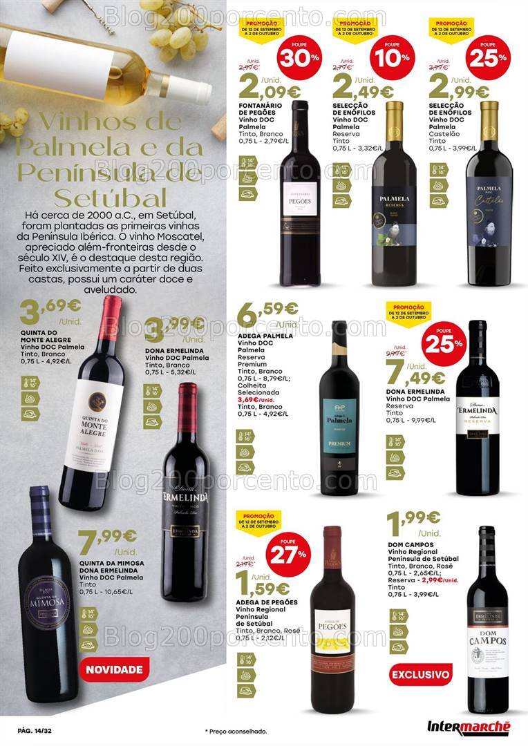 Antevisão Folheto INTERMARCHÉ Feira de Sabores - 12 setembro a 2 outubro