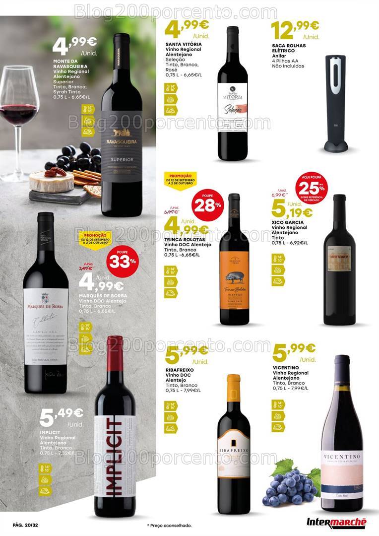 Antevisão Folheto INTERMARCHÉ Feira de Sabores - 12 setembro a 2 outubro