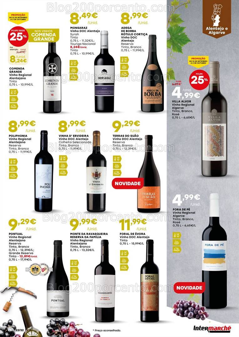 Antevisão Folheto INTERMARCHÉ Feira de Sabores - 12 setembro a 2 outubro