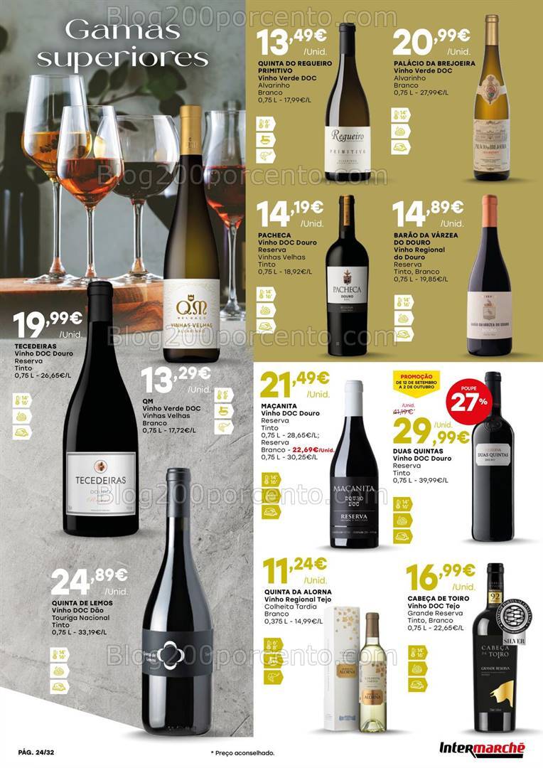 Antevisão Folheto INTERMARCHÉ Feira de Sabores - 12 setembro a 2 outubro