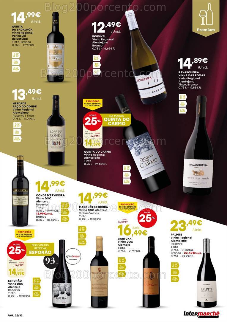 Antevisão Folheto INTERMARCHÉ Feira de Sabores - 12 setembro a 2 outubro