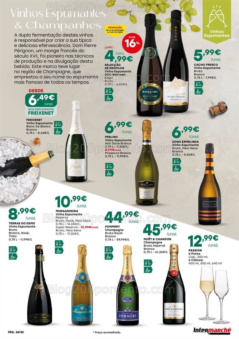 Antevisão Folheto INTERMARCHÉ Feira de Sabores - 12 setembro a 2 outubro