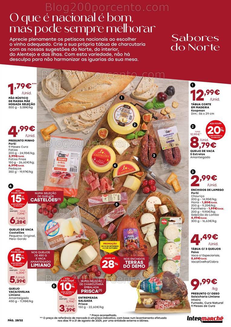 Antevisão Folheto INTERMARCHÉ Feira de Sabores - 12 setembro a 2 outubro