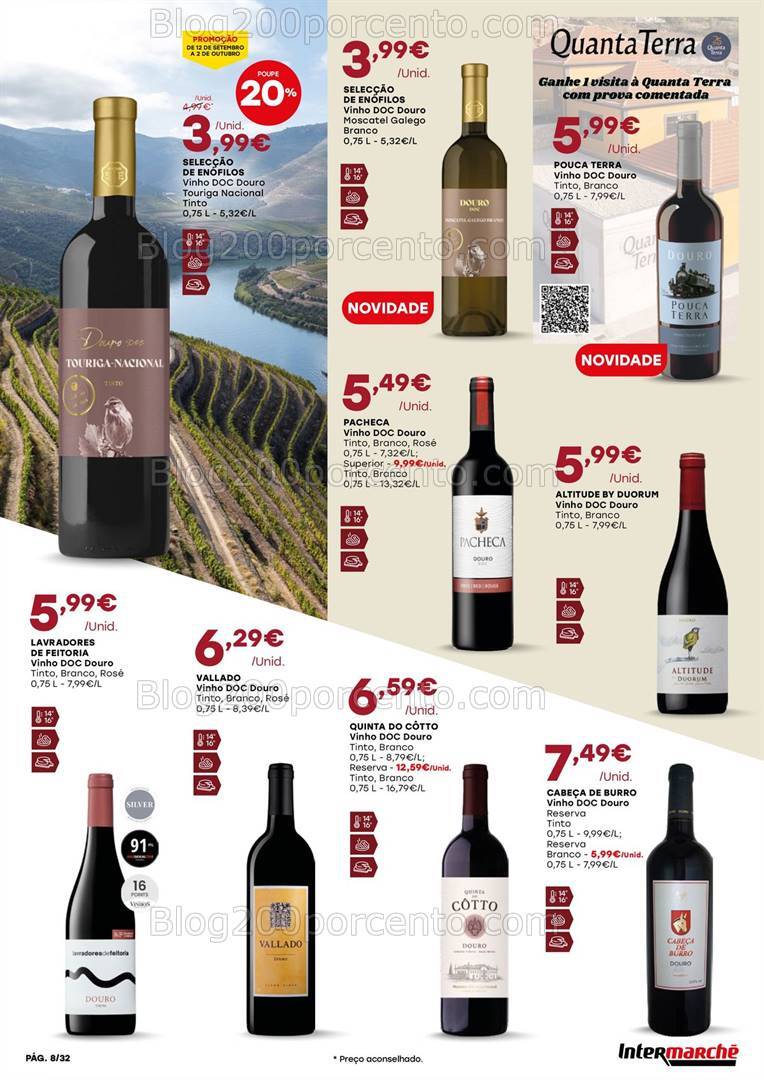 Antevisão Folheto INTERMARCHÉ Feira de Sabores - 12 setembro a 2 outubro