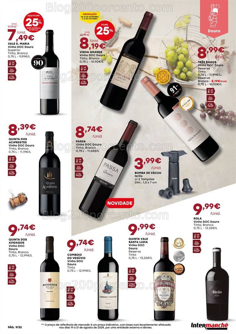 Antevisão Folheto INTERMARCHÉ Feira de Sabores - 12 setembro a 2 outubro