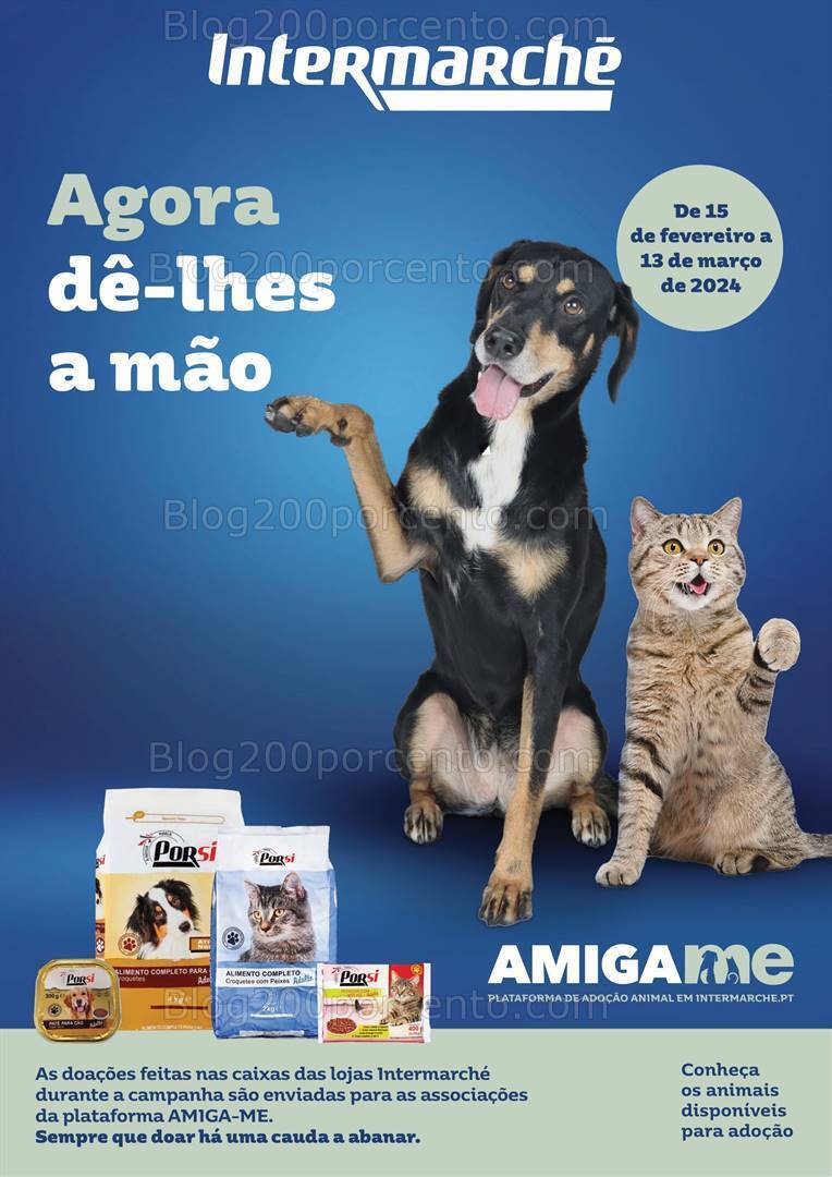 Antevisão Folheto INTERMARCHÉ Festa dos Animais Promoções de 15 a 28 fevereiro