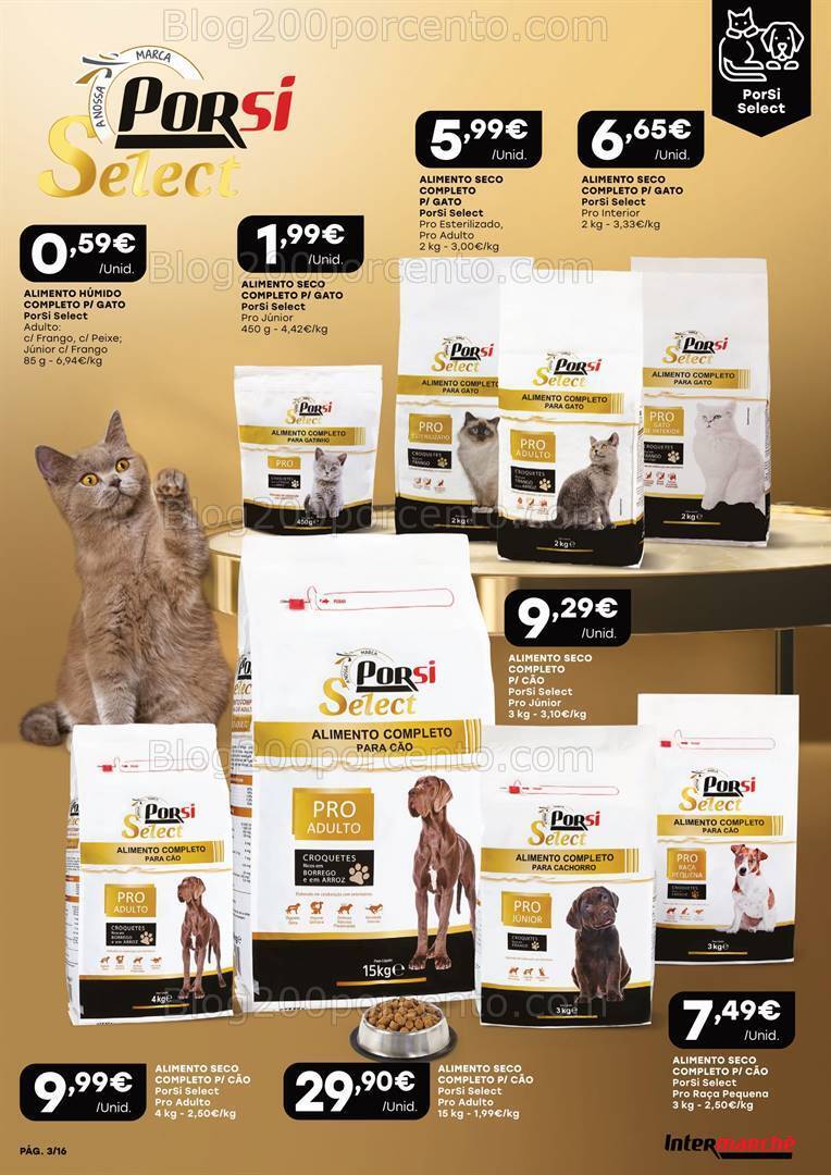 Antevisão Folheto INTERMARCHÉ Festa dos Animais Promoções de 15 a 28 fevereiro