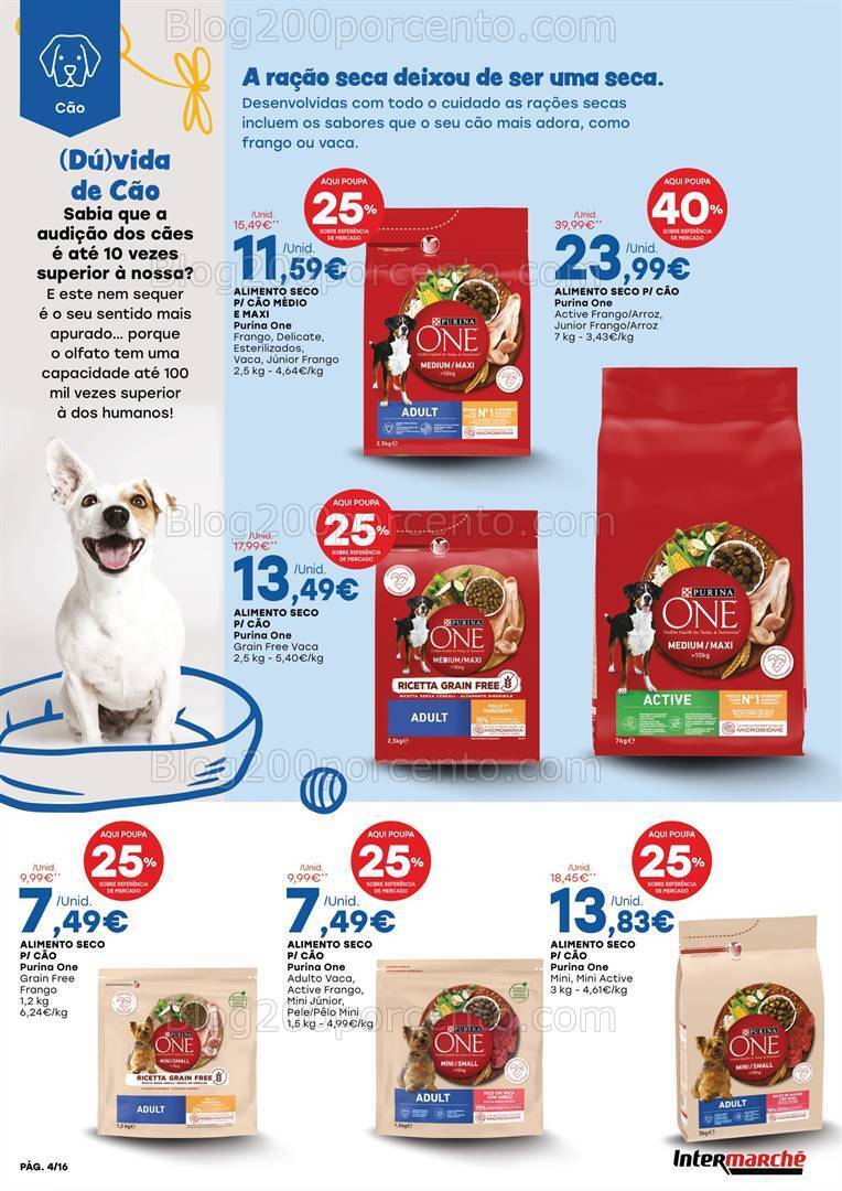 Antevisão Folheto INTERMARCHÉ Festa dos Animais Promoções de 15 a 28 fevereiro