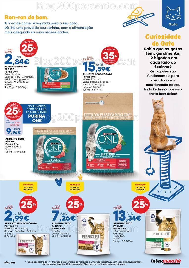 Antevisão Folheto INTERMARCHÉ Festa dos Animais Promoções de 15 a 28 fevereiro