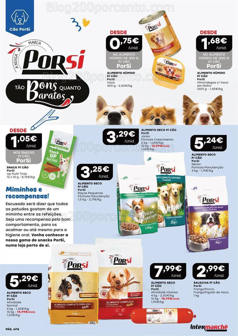 Antevisão Folheto INTERMARCHÉ Festa dos Animais Promoções de 15 a 28 fevereiro