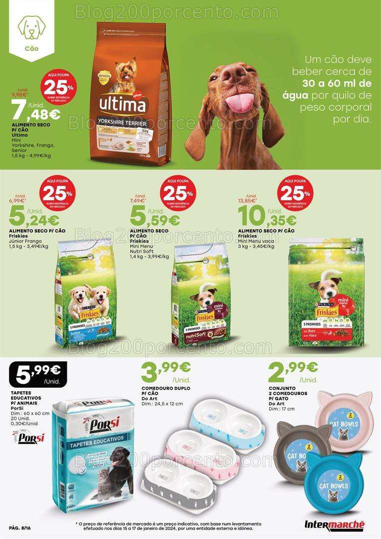 Antevisão Folheto INTERMARCHÉ Festa dos Animais Promoções de 15 a 28 fevereiro