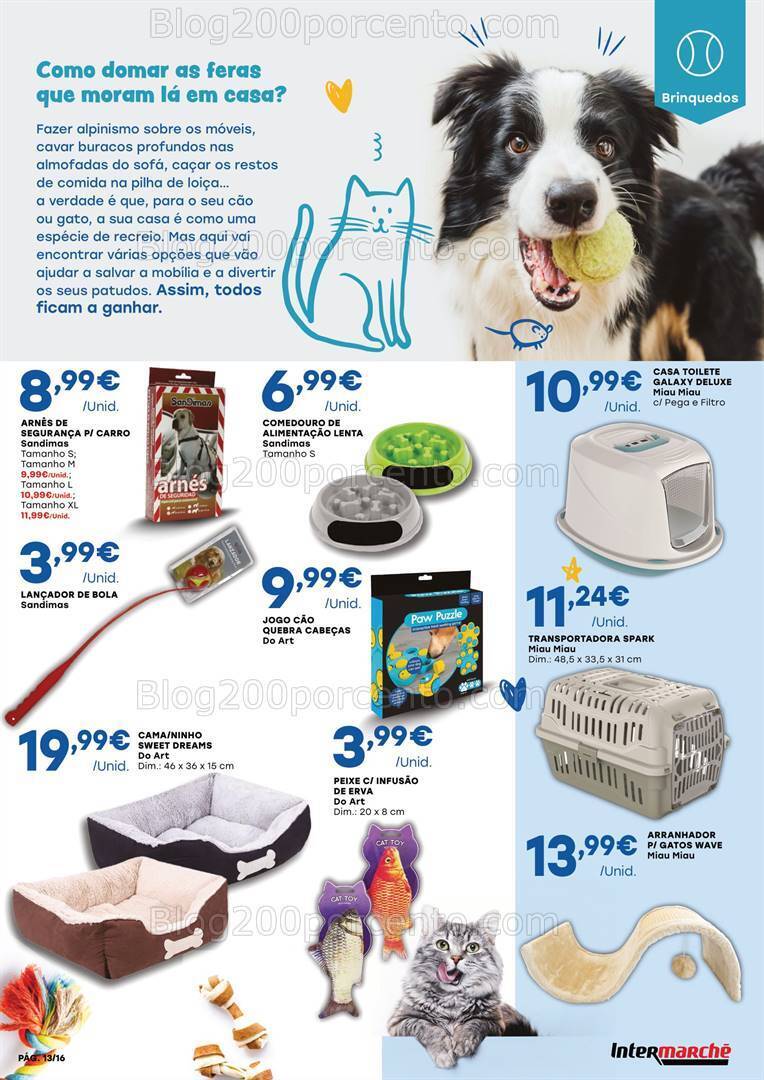 Antevisão Folheto INTERMARCHÉ Festa dos Animais Promoções de 15 a 28 fevereiro