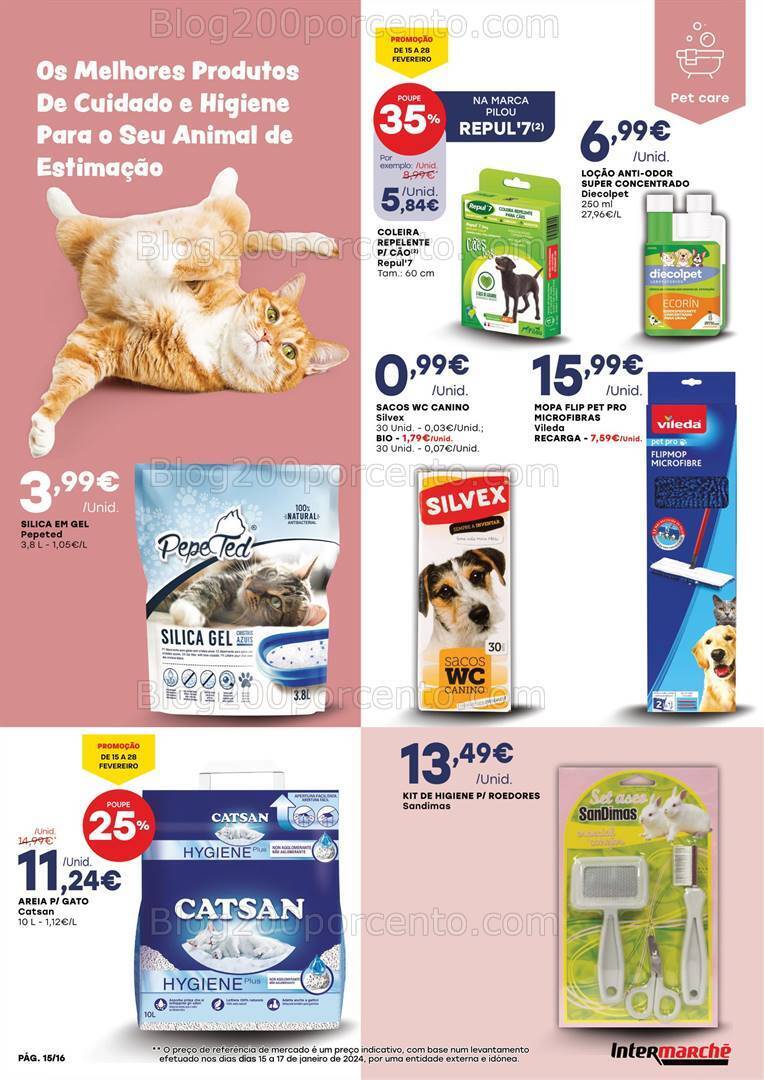 Antevisão Folheto INTERMARCHÉ Festa dos Animais Promoções de 15 a 28 fevereiro